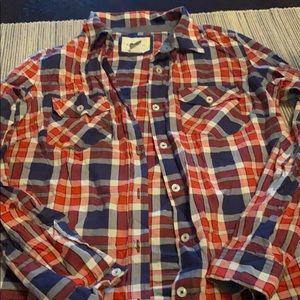 Forever 21 plaid button down size medium